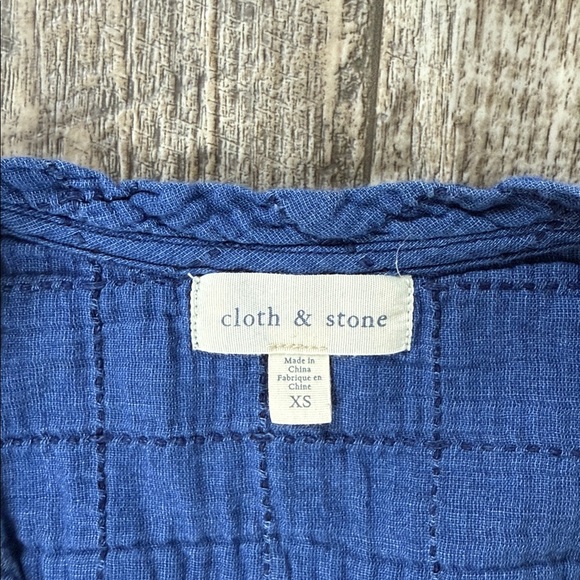 Cloth & stone đź’™Beautiful Blue Dress, XSmall - Picture 10 of 12